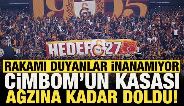 Rakamı duyanlar inanamıyor! Galatasaray'ın kasası ağzına kadar doldu
