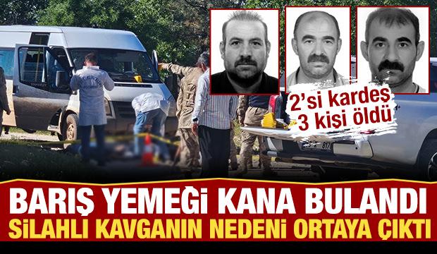 Şanlıurfa'da 2'si kardeş 3 kişinin &ouml;ld&uuml;ğ&uuml; silahlı kavganın nedeni ortaya &ccedil;ıktı 