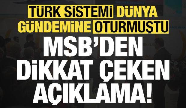 Son dakika: YILDIRIMHAN d&uuml;nya g&uuml;ndemine oturmuştu! MSB'den dikkat &ccedil;eken a&ccedil;ıklama geldi...
