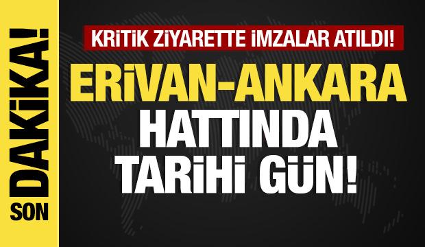 Son dakika...Tarihi ziyarette imzalar atıldı: Ani k&ouml;pr&uuml;s&uuml; i&ccedil;in ortak adım!