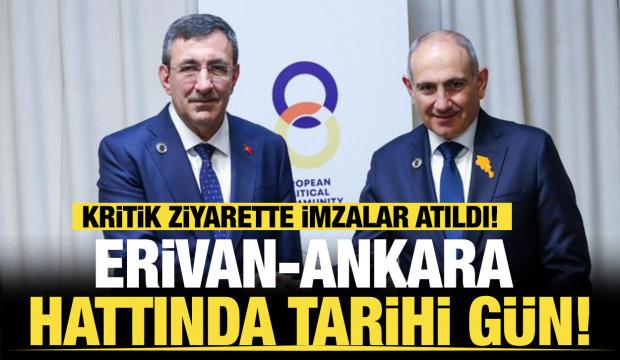 Son dakika...Tarihi ziyarette imzalar atıldı: Ani k&ouml;pr&uuml;s&uuml; i&ccedil;in ortak adım!