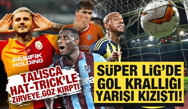 Talisca, zirveye g&ouml;z kırptı! Bitime 2 hafta kala S&uuml;per Lig'de gol krallığı yarışı kızıştı