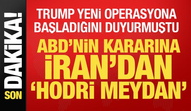 Trump'ın H&uuml;rm&uuml;z kararının ardından İran'dan son dakika a&ccedil;ıklaması