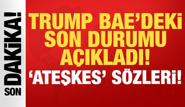 Trump'tan İran'a &ccedil;ok sert tepki: Yery&uuml;z&uuml;nden sileriz