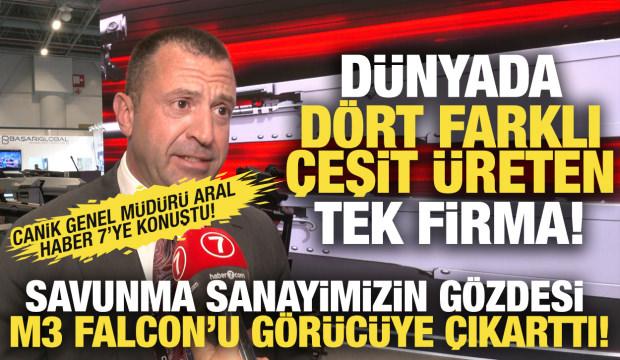 T&uuml;rk savunma sanayisinin g&ouml;zdesi CANİK, M3 Falcon'u g&ouml;r&uuml;c&uuml;ye &ccedil;ıkardı!