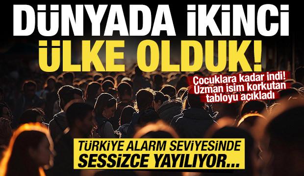 T&uuml;rkiye alarm seviyede! Endonezya'dan sonra ikinci &uuml;lke olduk: Sessizce yayılıyor