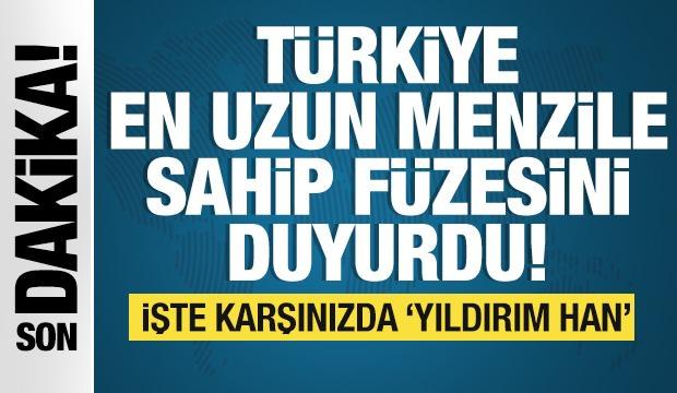 T&uuml;rkiye'nin kıtalararası ilk f&uuml;zesi tanıtıldı! İşte &lsquo;Yıldırım Han&rsquo; f&uuml;zesi...