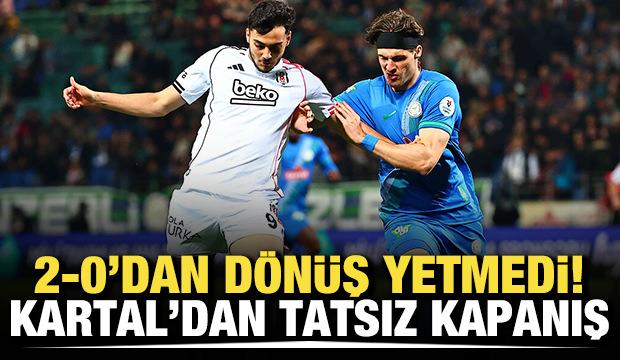 2-0'dan d&ouml;n&uuml;ş yetmedi! Kartal'tan tatsız kapanış