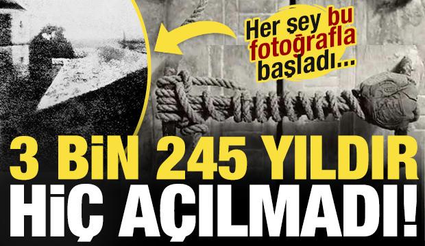 3 bin 245 yıldır a&ccedil;ılmadı! Her şey bu fotoğrafla başladı! &Ccedil;ok şaşıracaksınız...