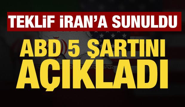 ABD, İran'a 5 şart sundu