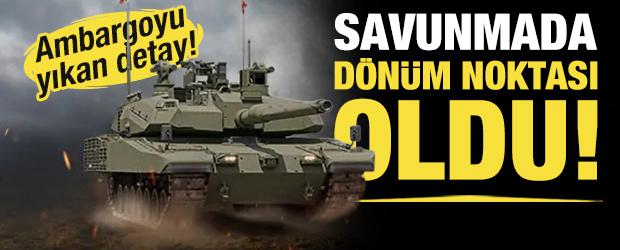 Ambargoları yıkan detay! Altay tankı T&uuml;rk savunmasında d&ouml;n&uuml;m noktası oldu!