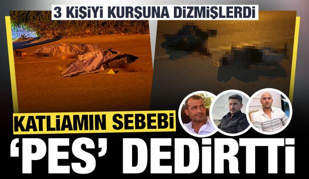 Antalya'daki 3 kişinin kurşuna dizilerek &ouml;ld&uuml;r&uuml;ld&uuml;ğ&uuml; katliamın sebebi belli oldu