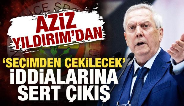 Aziz Yıldırım'dan 'se&ccedil;imden &ccedil;ekilecek' iddialarına sert &ccedil;ıkış: Ben icraat yaparım...