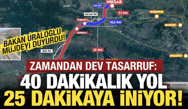 Bakan Uraloğlu duyurdu: 40 dakikalık yol 25 dakikaya iniyor!