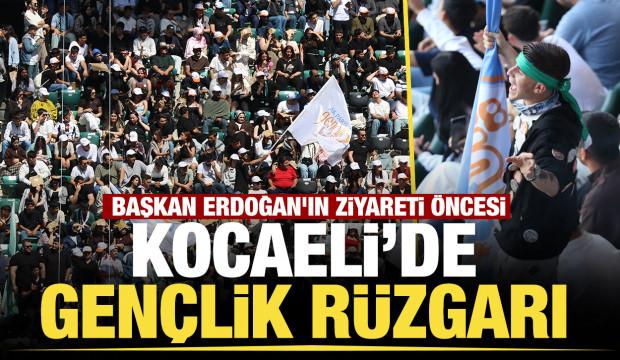Başkan Erdoğan'ın ziyareti &ouml;ncesi Kocaeli'de gen&ccedil;lik r&uuml;zgarı
