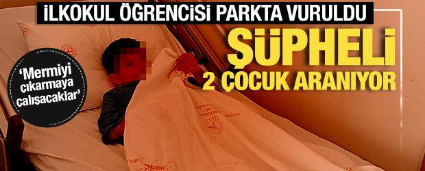 Batman'da ilkokul &ouml;ğrencisi parkta vuruldu! Ş&uuml;pheli 2 &ccedil;ocuk aranıyor 