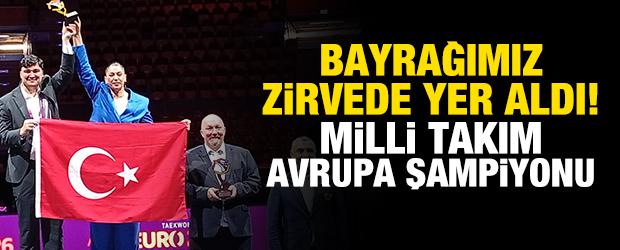 Bayrağımız zirvede yer aldı! Milli Takım, Avrupa şampiyonu