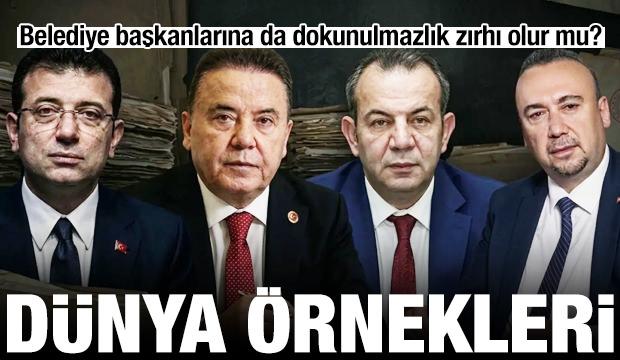 Belediye başkanlarına da dokunulmazlık zırhı olur mu?