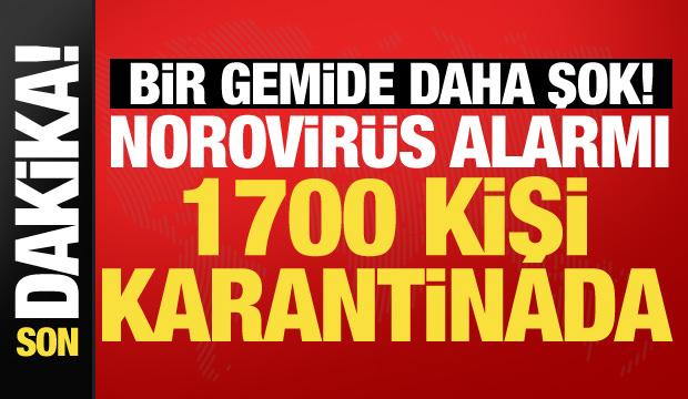 Bordeaux&rsquo;daki gemide norovir&uuml;s alarmı: 1700'den fazla kişi karantinaya alındı