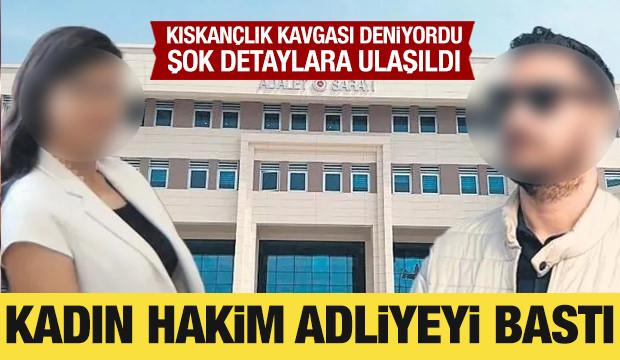&Ccedil;anakkale&rsquo;de a&ccedil;ığa alınan kadın hakim adliyeyi bastı