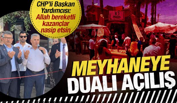 Cehaletin bu kadarına da pes: CHP&rsquo;li ismin de katıldığı meyhaneyi dualarla a&ccedil;tılar