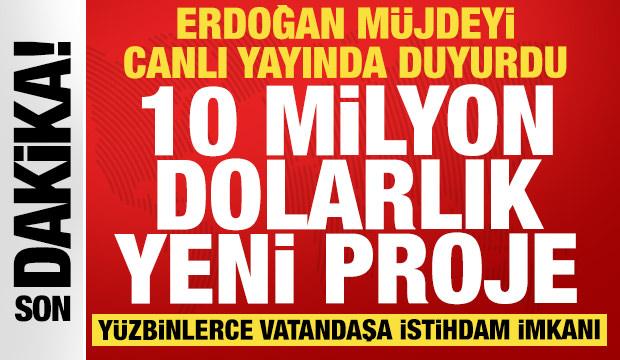 Erdoğan'dan &ccedil;ift&ccedil;ilere m&uuml;jde: '10 milyon dolara kadar finansman desteği sağlayacağız'