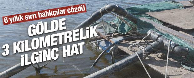 Ey&uuml;psultan'da g&ouml;l&uuml; kurutan iddia: 3 kilometrelik ka&ccedil;ak su hattı bulundu