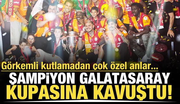 Galatasaray &uuml;st &uuml;ste 4. şampiyonluğunu kutluyor!