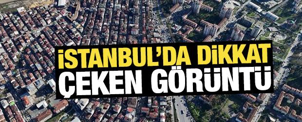 İstanbul&rsquo;da hayatın iki farklı y&uuml;z&uuml; aynı karede! Dikkat &ccedil;eken g&ouml;r&uuml;nt&uuml;