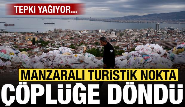 İzmir&rsquo;de manzara değil &ccedil;&ouml;p var! Vatandaş isyan etti