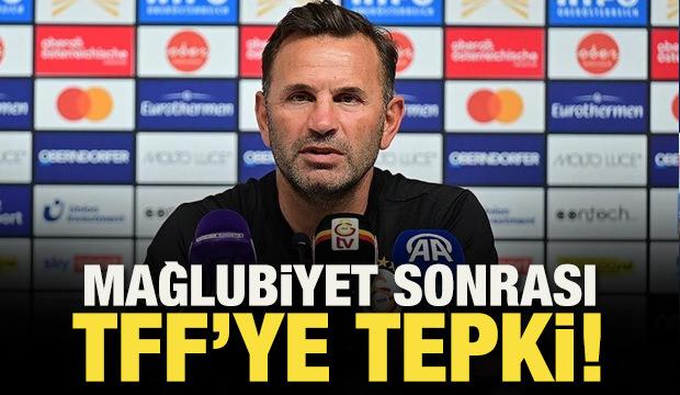 Kasımpaşa mağlubiyeti sonrası Okan Buruk'tan TFF'ye tepki!