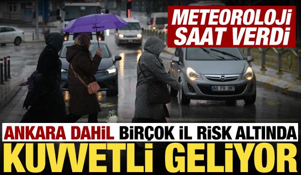 Meteoroloji il il uyardı: Kuvvetli sağanak geliyor! Ankara Valiliği son dakika duyurdu...
