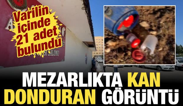Mezarlıkta kan donduran g&ouml;r&uuml;nt&uuml;ler: Varilde 21 insan cenini bulundu