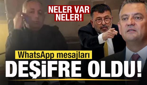&Ouml;zg&uuml;r &Ouml;zel ve Veli Ağbaba'nın kara kutusu a&ccedil;ıldı! WhatsApp mesajları deşifre oldu