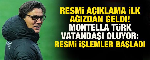 Resmi a&ccedil;ıklama ilk ağızdan geldi! Montella T&uuml;rk vatandaşı oluyor: Resmi işlemler başladı
