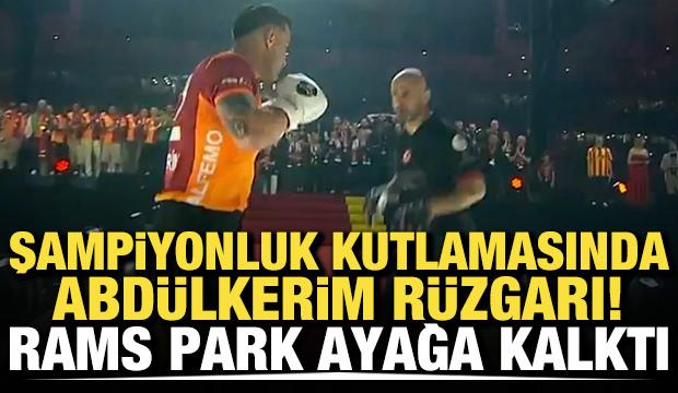 Şampiyonluk kutlamasında Abd&uuml;lkerim r&uuml;zgarı: RAMS Park ayağa kalktı