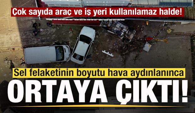  Sel felaketinin boyutu hava aydınlanınca ortaya &ccedil;ıktı