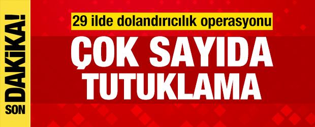 Son Dakika.... 29 ilde dolandırıcılık operasyonu: 44 zanlı tutuklandı