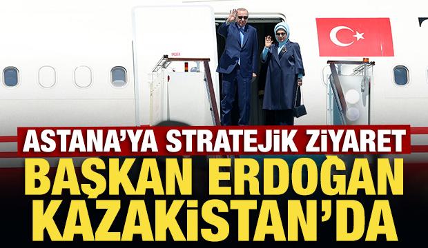 Son Dakika: Cumhurbaşkanı Erdoğan Kazakistan'da