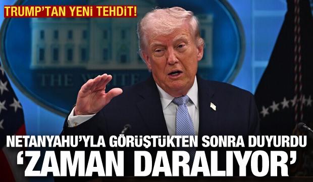 Son dakika haberi... Trump: İran i&ccedil;in zaman daralıyor