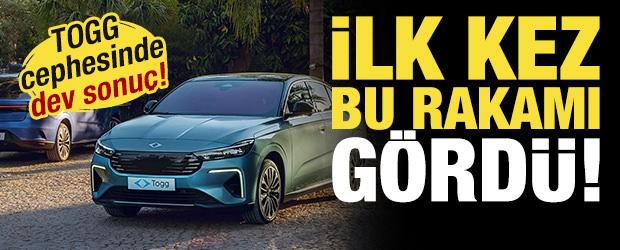 TOGG cephesinde dev rakam: İlk kez k&acirc;ra ge&ccedil;ti!