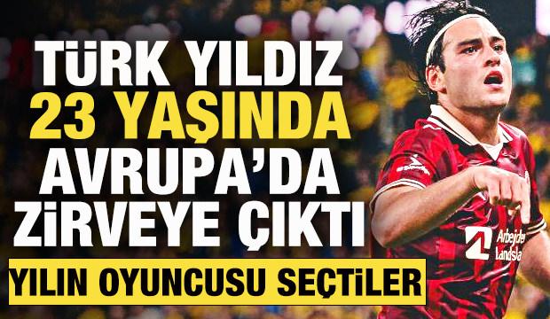 T&uuml;rk yıldız, 23 yaşında Avrupa&rsquo;da zirveye &ccedil;ıktı: Yılın oyuncusu se&ccedil;ildi