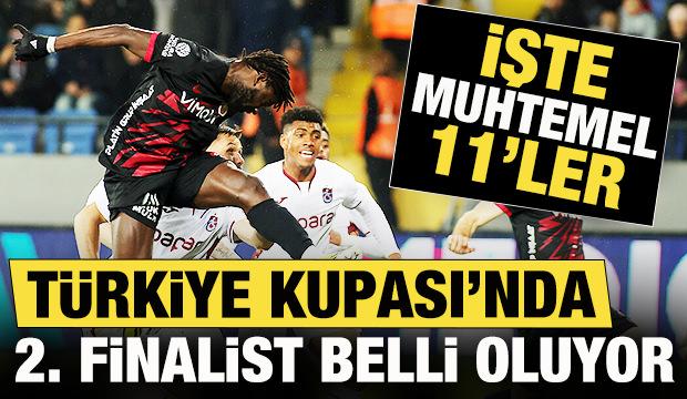 T&uuml;rkiye Kupası'nda 2. finalist belli oluyor! Gen&ccedil;lerbirliği-Trabzonspor: Muhtemel 11'ler