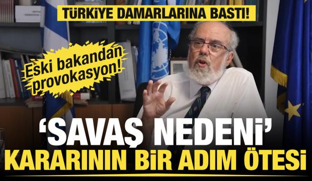 Yunan eski bakan Tsaltas: T&uuml;rkiye'nin hamlesi 'savaş nedeni' kararının bir adım &ouml;tesi