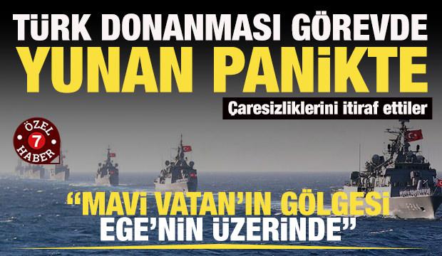 Yunanistan'da &ldquo;Mavi Vatan&rdquo; korkusu! T&uuml;rk Donanması karşısında &ccedil;aresizliğini itiraf etti