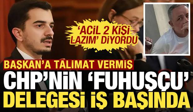 'Acil 2 kişi lazım' diyen 'Fuhuş&ccedil;u Turgut' CHP'li Başkan'a talimat vermiş: 'Sil abi. Ok'