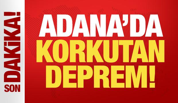 Adana'da 4,9 b&uuml;y&uuml;kl&uuml;ğ&uuml;nde deprem!