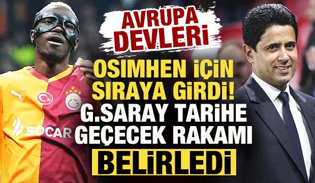 Avrupa devleri Osimhen i&ccedil;in sıraya girdi! Galatasaray tarihe ge&ccedil;ecek rakamı belirledi