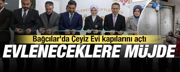 Bağcılar'da evlenecek &ccedil;iftlere b&uuml;y&uuml;k destek: &Ccedil;eyiz Evi kapılarını a&ccedil;tı