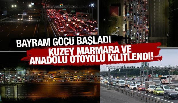 Bayram akını Kuzey Marmara ve Anadolu Otoyolu'nda